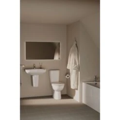 Ideal Standard Waschtisch I.life A 55x44 Cm 1 Hahnloch Mit Überlauf Weiß -Badezimmerprodukte Geschäft 9802893 3049 5