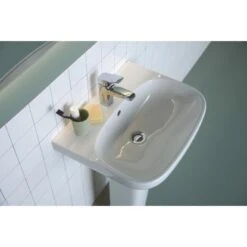 Ideal Standard Waschtisch I.life A 55x44 Cm 1 Hahnloch Mit Überlauf Weiß -Badezimmerprodukte Geschäft 9802893 3049 9