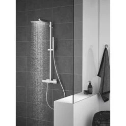 Grohe Überkopfbrause-Set Euphoria Cube 230 Mit Thermostat Chrom -Badezimmerprodukte Geschäft riacube duschsystem milieu