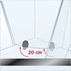 Schulte ExpressPlus Runddusche Kristall/Trend Inkl. Duschwanne 80x80cm 16 Schulte ExpressPlus Runddusche Kristall/Trend Inkl. Duschwanne 80x80cm -Badezimmerprodukte Geschäft tail abklappmechanismaus a