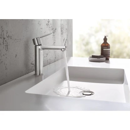 Grohe Einhand-Waschbeckenarmatur Lineare S-Size Supersteel 4 Grohe Einhand-Waschbeckenarmatur Lineare S-Size Supersteel – Bild 2